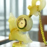 Hand Crafted Marble Anchor Clock