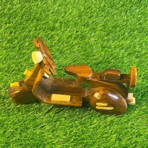 Hand Crafted Wooden Motorbike