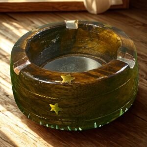 Hand Crafted Wooden Small Ash Tray
