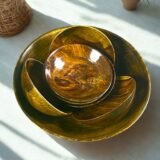 Wooden Large Bowl Set