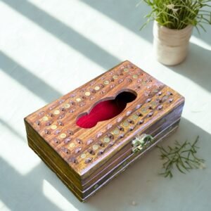 Hand Crafted Wooden Premium Tissue Box