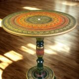 Hand Crafted Wooden 19 inch Table
