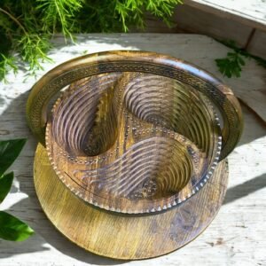 Hand Crafted Wooden Dry Fruit Basaket